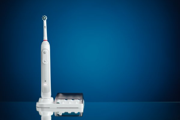 electric toothbrush close up